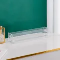 Organizador de Maquillaje de Escritorio de Acrílico Transparente para Esmalte de Uñas - Estante para sombras de ojos de 2 capas mejorado