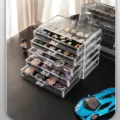 Clear acrylic multi-layer drawer badge storage box dustproof pin brooch display organizer - 5 Tiers