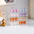 Caja de almacenamiento de acrílico transparente para mini figuras, estante de 8 rejillas. - Caja de Almacenamiento de 8 Rejillas