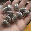 Perline distanziatrici a forma di elefante in argento tibetano per gioielli DIY. - Ganesha Ovale