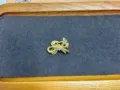 Oro Zircone Fiocco Gioiello Accessorio Ciondolo DIY Cristallo Bracciale Maglione Catena - Oro