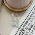 Scultura di penna Wenchang in cristallo bianco chiaro naturale, mini decorazione squisita. - Cristallo di rocca