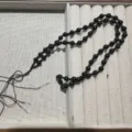 Collana di perle nere fatta a mano lunga catena da maglione gioielli minimalisti - Catena Sola (Senza Ciondolo)