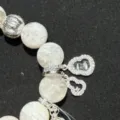 DIY white crystal beads and silver alloy pendant bracelet accessories components - Gourd Drip Pendant (Approx. Length 25mm)