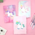 Cute unicorn plush notebook, colorful embroidery student journal and diary book for daily writing. - Consult Customer Service