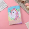 Cute unicorn sequin notebook featuring sparkling reversible sequins and colorful design. - 14.5*21cm / Style 3