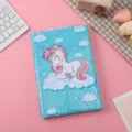 Süßes Einhorn Pailletten Notizbuch für Kinder, glitzerndes Tagebuch und Schreibwaren. - 14.5*21cm / 5
