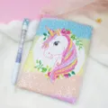 Sequin unicorn notebook cute diary book school supplies stationery for kids and students daily planner - 14.5*21cm / Style 5
