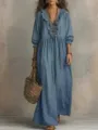 S / Robes / Bleu