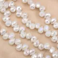 Faceted crystal teardrop beads for DIY jewelry making, sparkling AB glass beads for bracelet. - 10 Pieces/Pack / White AB
