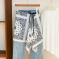 Bottoms / 140*41cm / Sun Flower Paisley-White