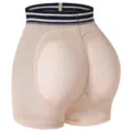Damen Nude Mesh Gepolsterte Po Heber Formbekleidung Hohe Taille Bauchkontrolle Shorts - S / Unterteile / Hautfarben