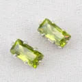 Strass verde rettangolare artiglio cristallo cucito fai da te accessori gioielli variante - Strass ad Artiglio Rettangolare / Confezione da 20 / Verde mela