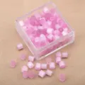 Macaron pink glass seed tube beads loose beads for DIY handmade bracelet necklace jewelry making - Taro Pink