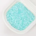 Light blue glass seed beads tube beads for handmade DIY bracelets necklaces jewelry making - Blue