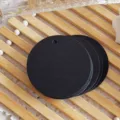 Blank black round paper tags bookmarks hanging cardboard tags for DIY craft packaging 50pcs - 50 Sheets/Pack / Black
