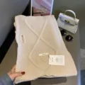 100% lana tejida bufanda de invierno cálido chal botón casual elegante sólido acogedor - 125x28cm / Avena