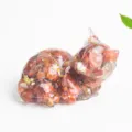 Natural crystal stone epoxy resin cat figurine desk ornament for home and office decoration. - Red Agate