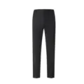 Men's black glitter suit pants slim fit straight dress trousers for business wear - Black