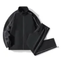 Ensemble veste coupe-vent et pantalon de sport homme noir tenue decontractee vue principale - M / Haut Et Bas / Noir