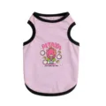 Roze huisdier hondenvest schattig fruitontwerp ademend puppy hemd zomerkleding kleding - S / Roze Drakenvrucht