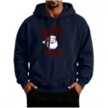 S / Hauts / Bleu Marine (Imprimé de Noël)