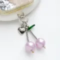 Pendentif Cerise Rose Clair (S-JG26012E)