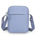 Lässige blaue Umhängetasche für Damen, leichte modische Schultertasche für den Alltag. - Blau