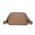 Lässige Nylon Umhängetasche für Damen, leichte kompakte Alltagstasche für das Pendeln. - Khaki