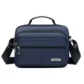 Herren Mehrfachfach Oxford Tuch Umhängetasche lässige Business Handtasche für den Alltag - Blau