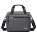 Herren Umhängetasche lässige Messenger Bag stylische Männer Business Reisetasche grau - Grau