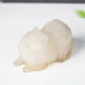 Crystal Pomeranian Dog Ornament Resin Filled Cute Crystal Puppy Statue for Home Decor - White Crystal