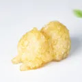 Crystal Pomeranian figurine resin filled cute dog sculpture home decor lucky ornament - Lemon Yellow