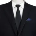 Herren schwarze Business formelle Reißverschluss Krawatte Jacquard gestreifte Krawatte - STJ104