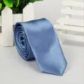 Cravatta slim classica da 5 cm per uomo e donna, cravatta elegante per abito da lavoro. - 36# Blu