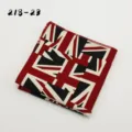 Gedetailleerd overzicht van het Britse geprinte heren pochet voor casual gebruik. - 218-23