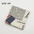 Heren retro geprint pochet, stijlvolle krantenpatroon zakdoek voor casual kleding en accessoires. - 218-24