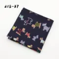 Heren mode bedrukte pochet zakdoek, casual Britse stijl outdoor katoenen stof accessoire. - 218-37