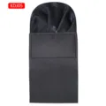Heren pak pochet zwart schedel patroon direct insteekbaar zakdoek voor formele stijl - KDJ05