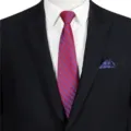 Men's business formal striped tie jacquard necktie professional suit neck wear accessory - STJ123