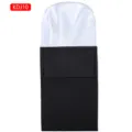 Heren pak pochette witte stippen vooraf gevouwen zakdoek minimalistische borstdoek - KDJ010