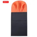 Oranje pochet met witte stippen, heren formeel pak direct in te steken zakdoek accessoire - KDJ015