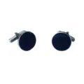 Classic round metal cufflinks for men business shirts suit french cuffs accessories stylish - CK03 Dark Navy