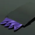 Paarse voorgevouwen pochet voor herenpak, elegante satijnen zakdoek met handige houder. - KDJ031 Lichtpaars