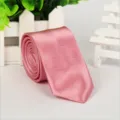 Cravatta stretta rosa per uomo e donna, cravatta slim da 5 cm per abbigliamento formale. - 21# Rosa Chiaro