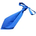 Royal blue men's necktie, stylish arrow-type business wedding suit accessory variant. - Royal Blue