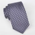 Elegante klassische Herren Krawatte mit geometrischem Muster für Business und Freizeit. - A67