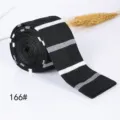 Men's retro black and white striped knit tie flat head casual fashion necktie accessory. - 166#