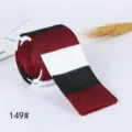 Men's knitted striped flat tie, elegant business polyester necktie for weddings style. - 149#