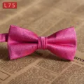 Herren Polyester Seide Freizeit Fliege mit geometrischem Druck fuer Hochzeiten und Events. - L75